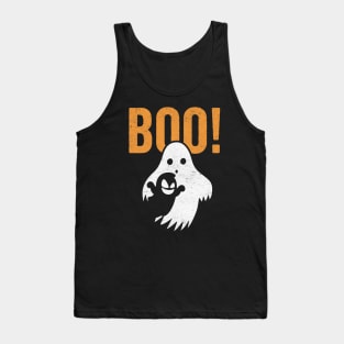 Retro Halloween Ghosts: Boo! Tank Top